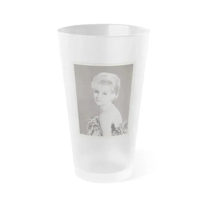 Diane McBaine #37 (Vintage Female Icon) Frosted Pint Glass 16oz 16oz Frosted - Go Mug Yourself