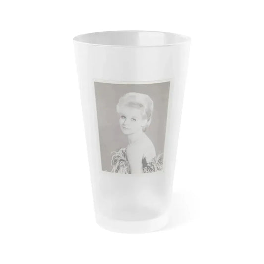 Diane McBaine #37 (Vintage Female Icon) Frosted Pint Glass 16oz 16oz Frosted - Go Mug Yourself