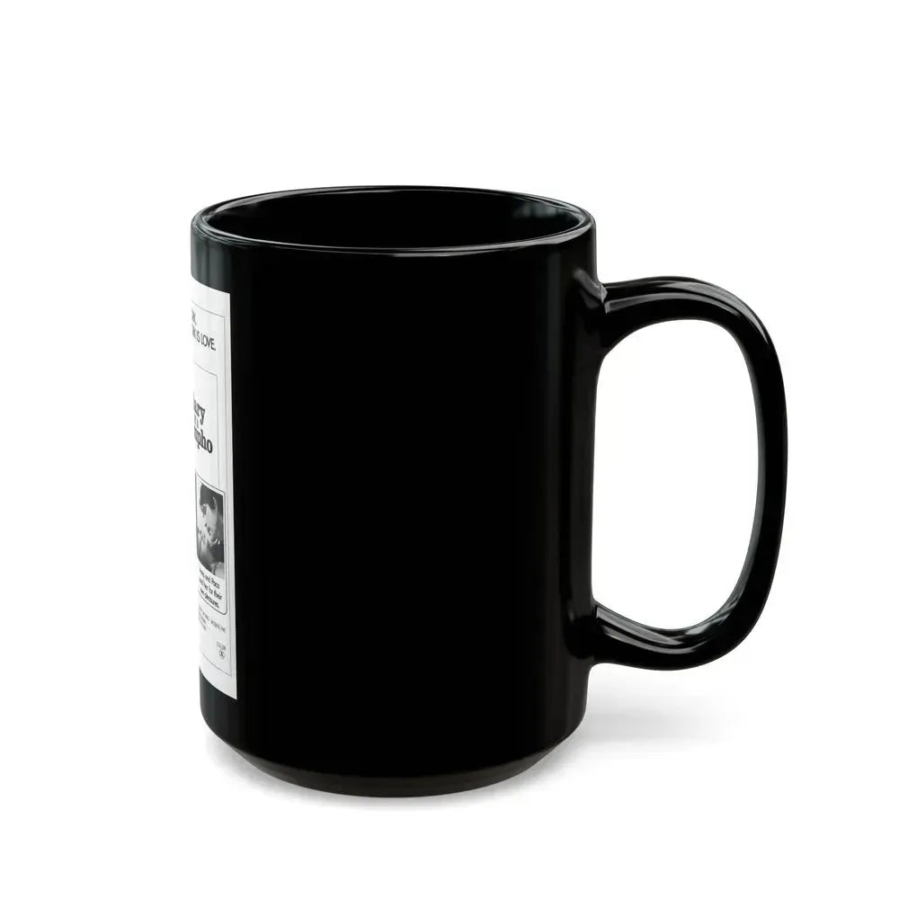 DIARY OF A NYMPHO 1973 Movie Poster - Black Coffee Mug - Go Mug Yourself
