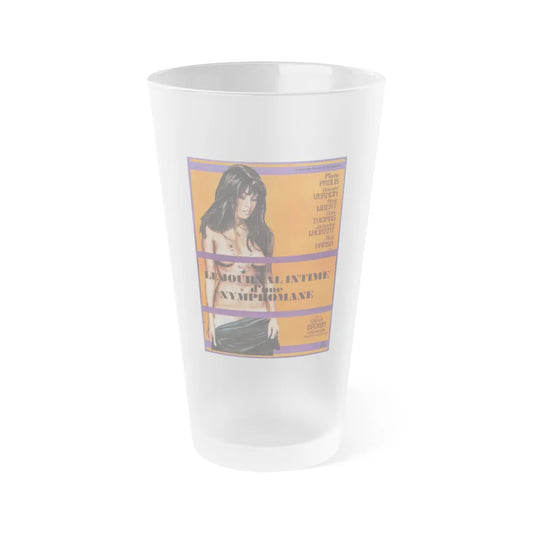 DIARY OF A NYMPHO (2) 1973 Movie Poster - Frosted Pint Glass 16oz-16oz-Frosted-Go Mug Yourself