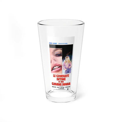 DIARY OF A NYMPHO (ITALIAN) 1973 Movie Poster - Pint Glass 16oz-16oz-Go Mug Yourself