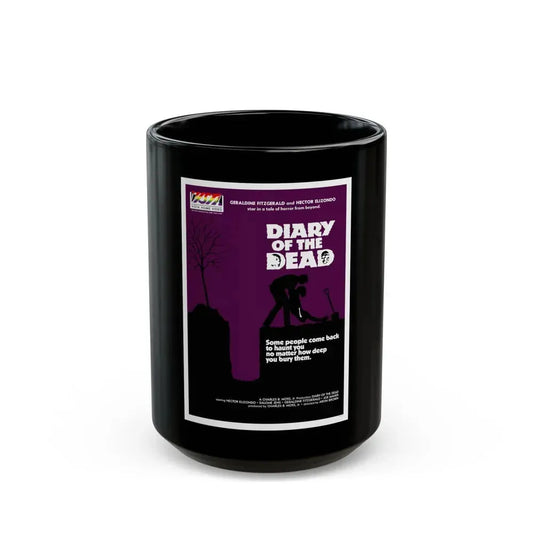DIARY OF THE DEAD 1976 Movie Poster - Black Coffee Mug 15oz - Go Mug Yourself