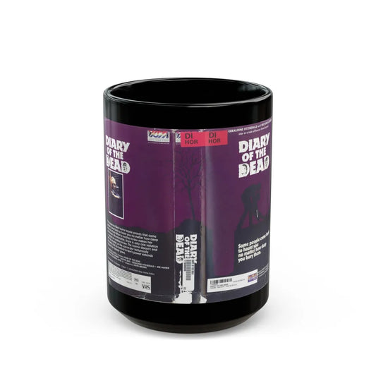 DIARY OF THE DEAD (VHS COVER) - Black Coffee Mug-15oz-Go Mug Yourself