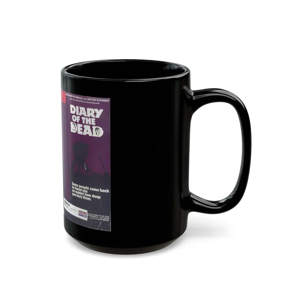 DIARY OF THE DEAD (VHS COVER) - Black Coffee Mug-Go Mug Yourself