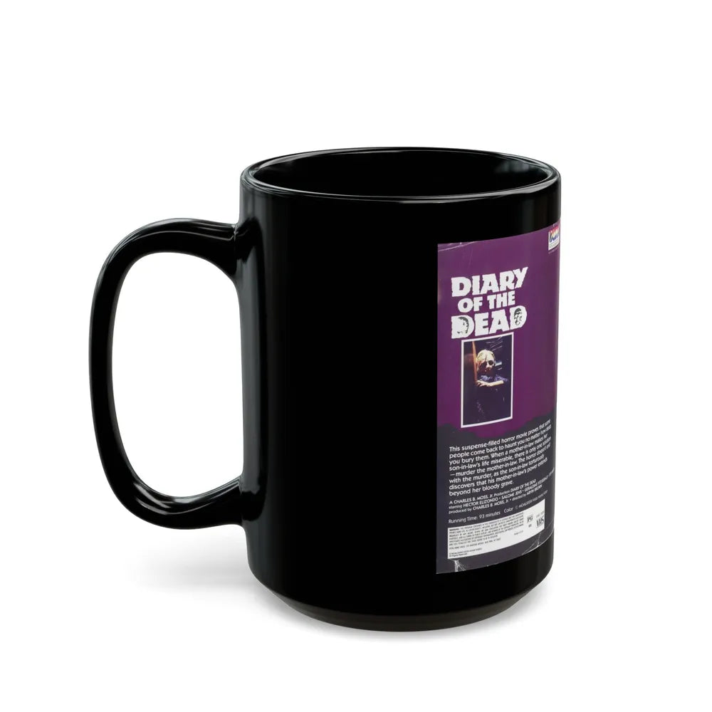 DIARY OF THE DEAD (VHS COVER) - Black Coffee Mug-Go Mug Yourself