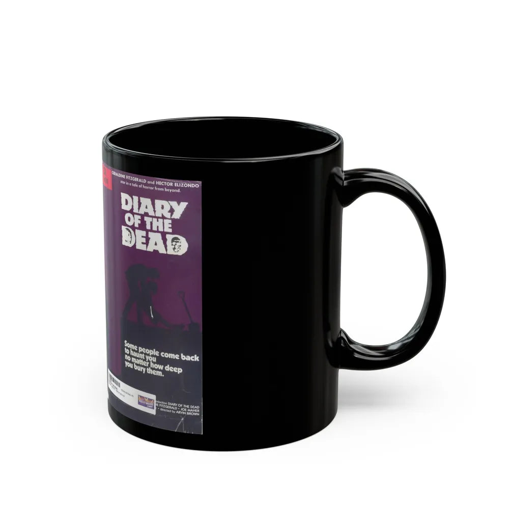 DIARY OF THE DEAD (VHS COVER) - Black Coffee Mug-Go Mug Yourself