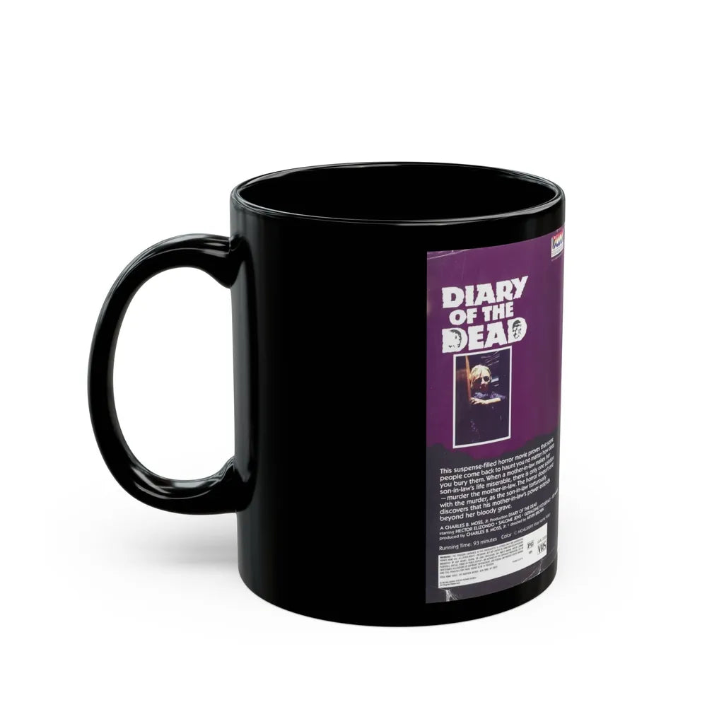 DIARY OF THE DEAD (VHS COVER) - Black Coffee Mug-Go Mug Yourself