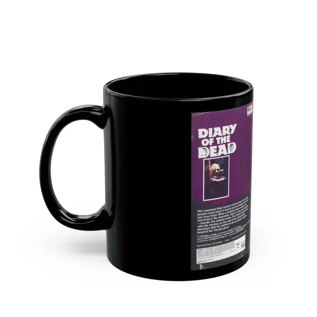 DIARY OF THE DEAD (VHS COVER) - Black Coffee Mug - Go Mug Yourself