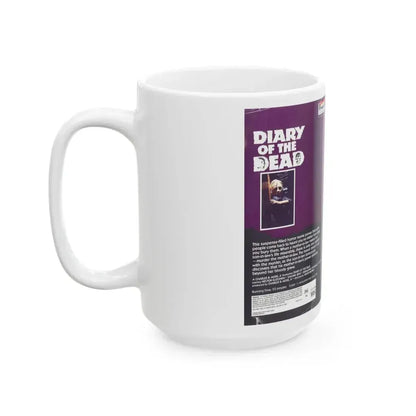 DIARY OF THE DEAD (VHS COVER) - White Coffee Mug - Go Mug Yourself