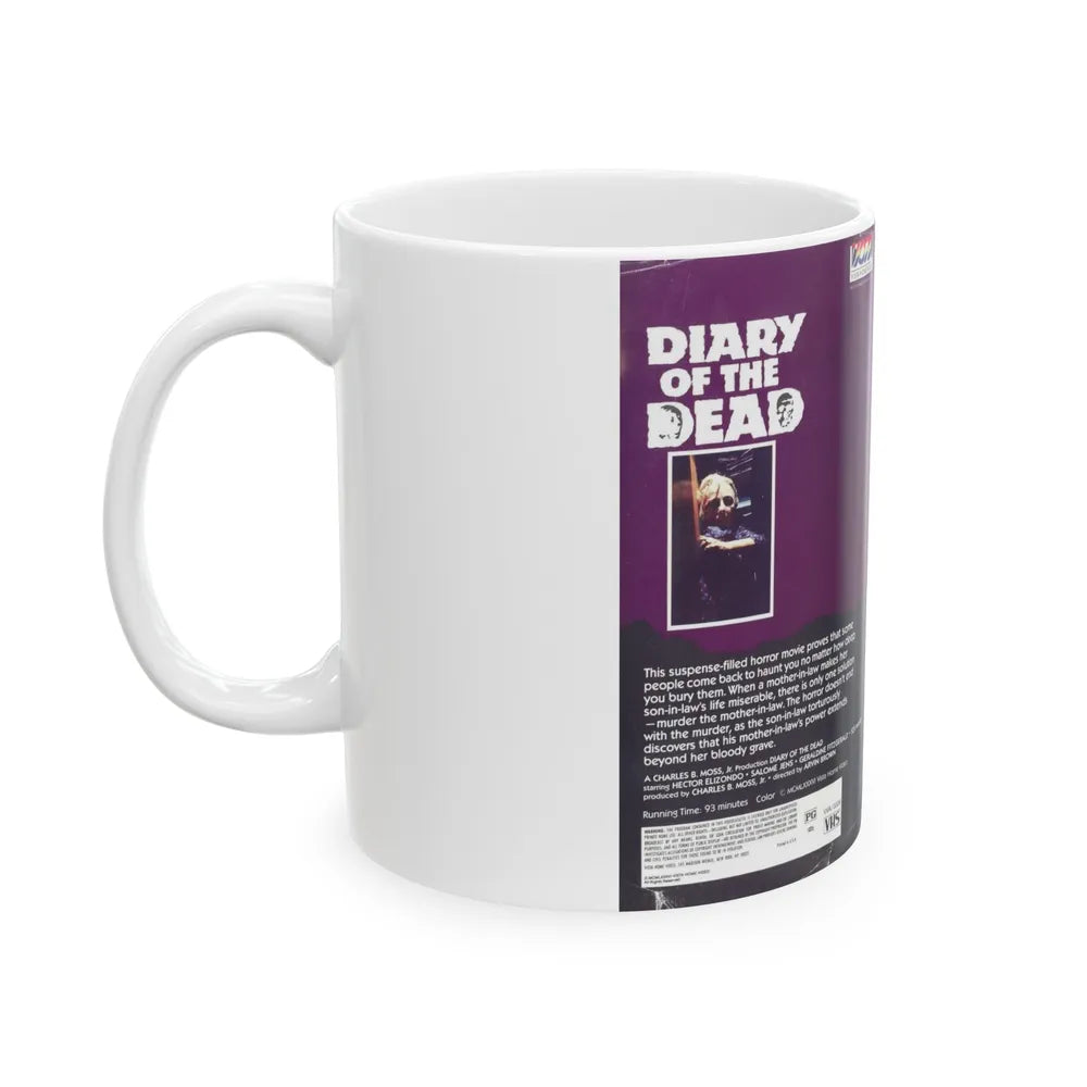 DIARY OF THE DEAD (VHS COVER) - White Coffee Mug-Go Mug Yourself