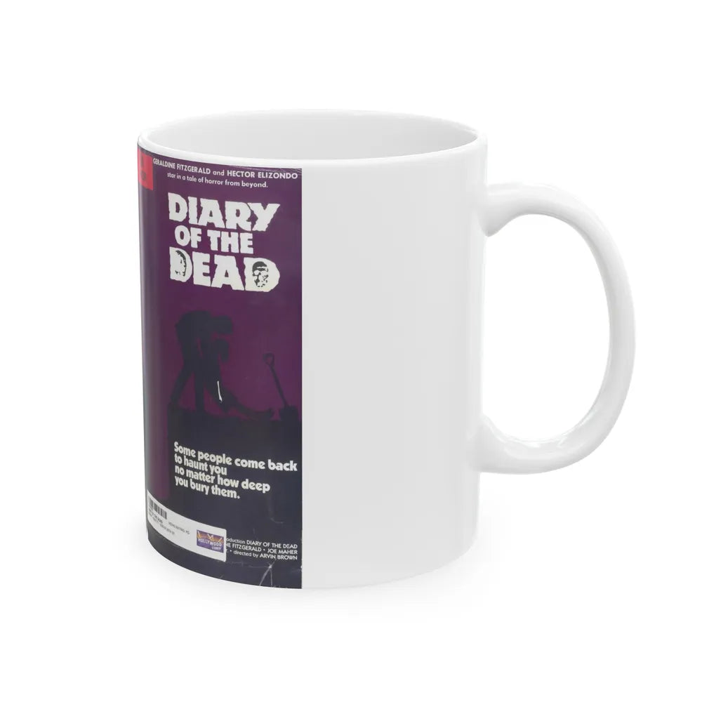 DIARY OF THE DEAD (VHS COVER) - White Coffee Mug-Go Mug Yourself