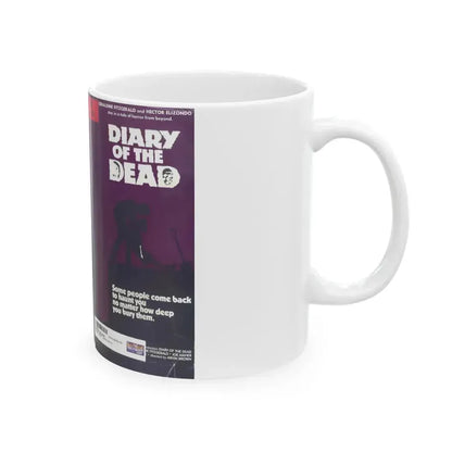 DIARY OF THE DEAD (VHS COVER) - White Coffee Mug - Go Mug Yourself