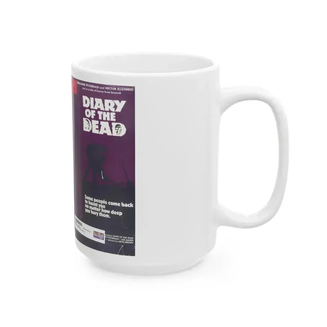 DIARY OF THE DEAD (VHS COVER) - White Coffee Mug - Go Mug Yourself