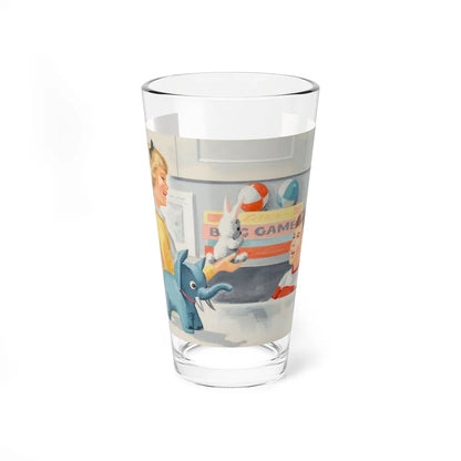 Dick and Jane Fun With Our Friends, interior illustration (3), 1965 - Pint Glass 16oz-16oz-Go Mug Yourself