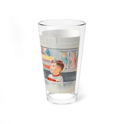 Dick and Jane Fun With Our Friends, interior illustration (3), 1965 - Pint Glass 16oz-Go Mug Yourself