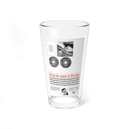 Dick Dale And His Deltones 1963 (Music Poster) Pint Glass 16oz-16oz-Go Mug Yourself