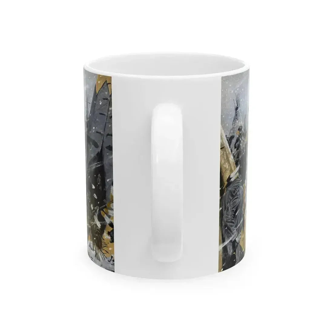 Did a Woman Die With Custer, Cavalier magazine, July 1958 - White Coffee Mug - Go Mug Yourself