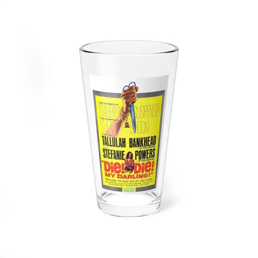 DIE! DIE! MY DARLING! 1965 Movie Poster - Pint Glass 16oz 16oz - Go Mug Yourself