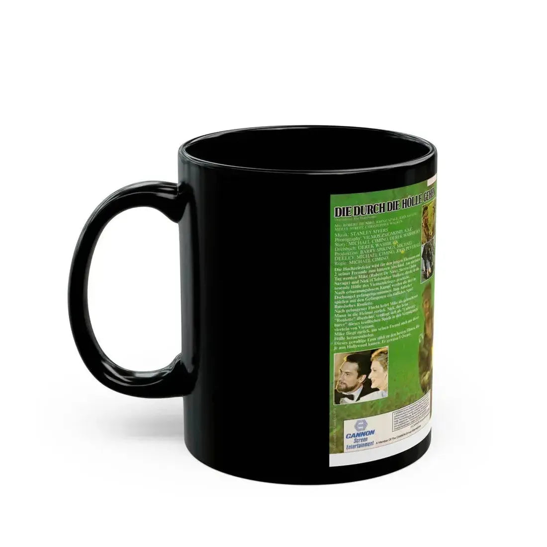 DIE DURCH DIE HOLLE GEHEN (VHS COVER) - Black Coffee Mug - Go Mug Yourself
