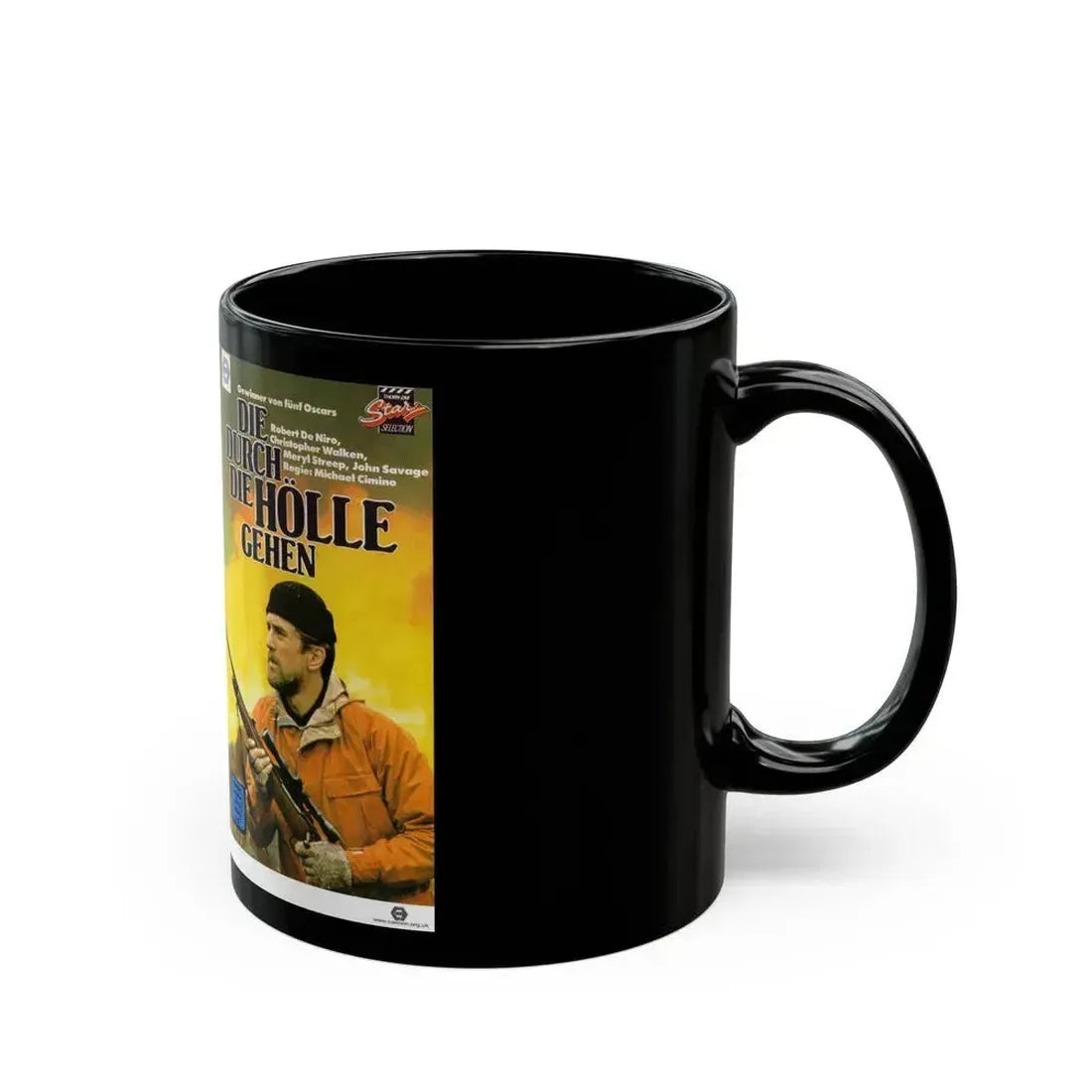 DIE DURCH DIE HOLLE GEHEN (VHS COVER) - Black Coffee Mug - Go Mug Yourself