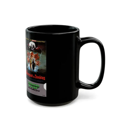 DIE GEISTERSTADT DER ZOMBIES (VHS COVER) - Black Coffee Mug - Go Mug Yourself