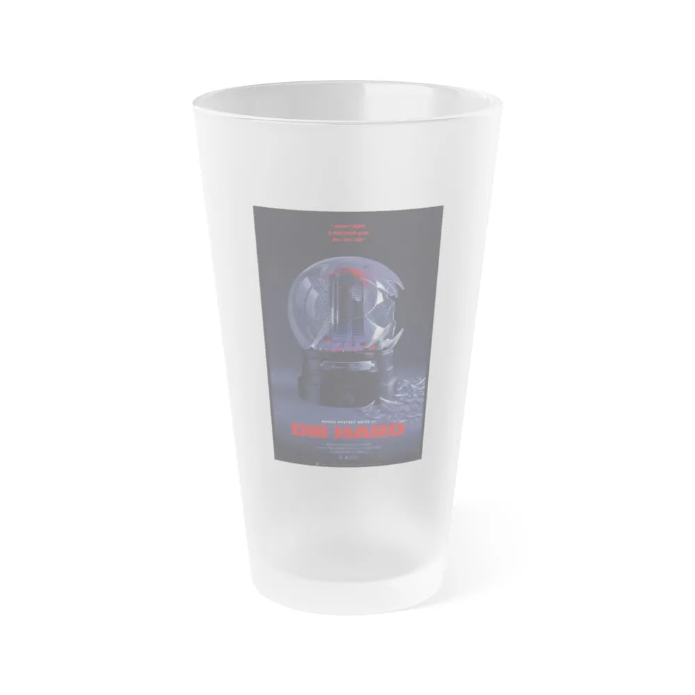 DIE HARD (MONDO) 1988 Movie Poster - Frosted Pint Glass 16oz-16oz-Frosted-Go Mug Yourself