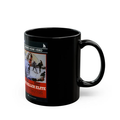 DIE KILLER ELITE (VHS COVER) - Black Coffee Mug-Go Mug Yourself