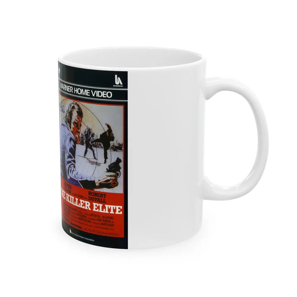 DIE KILLER ELITE (VHS COVER) - White Coffee Mug-Go Mug Yourself