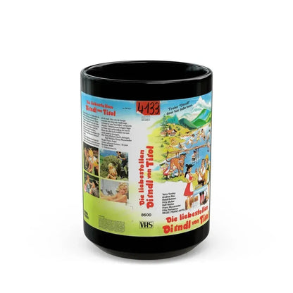 DIE LIEBESTOLLEN DIRNDL VON TIROL (VHS COVER) - Black Coffee Mug 15oz - Go Mug Yourself