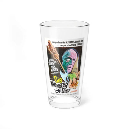 DIE MONSTER DIE! 1965 Movie Poster - Pint Glass 16oz-16oz-Go Mug Yourself