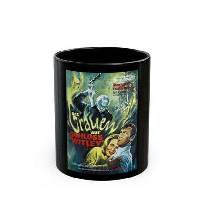 DIE MONSTER DIE (GERMAN) 1965 Movie Poster - Black Coffee Mug 11oz - Go Mug Yourself