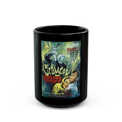 DIE MONSTER DIE (GERMAN) 1965 Movie Poster - Black Coffee Mug 15oz - Go Mug Yourself