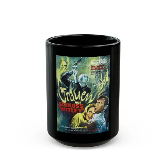 DIE MONSTER DIE (GERMAN) 1965 Movie Poster - Black Coffee Mug 15oz - Go Mug Yourself