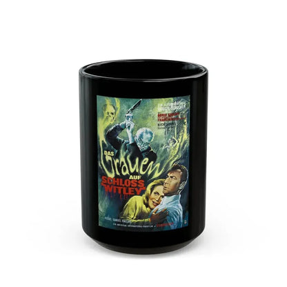 DIE MONSTER DIE (GERMAN) 1965 Movie Poster - Black Coffee Mug 15oz - Go Mug Yourself