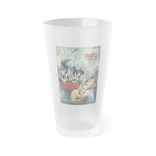 DIE MONSTER DIE (GERMAN) 1965 Movie Poster - Frosted Pint Glass 16oz-16oz-Frosted-Go Mug Yourself