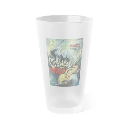 DIE MONSTER DIE (GERMAN) 1965 Movie Poster - Frosted Pint Glass 16oz 16oz Frosted - Go Mug Yourself