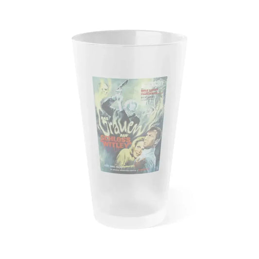 DIE MONSTER DIE (GERMAN) 1965 Movie Poster - Frosted Pint Glass 16oz 16oz Frosted - Go Mug Yourself