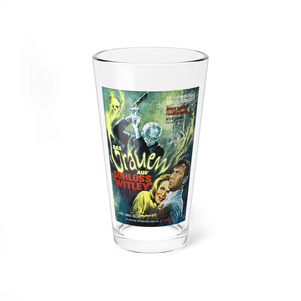 DIE MONSTER DIE (GERMAN) 1965 Movie Poster - Pint Glass 16oz-16oz-Go Mug Yourself