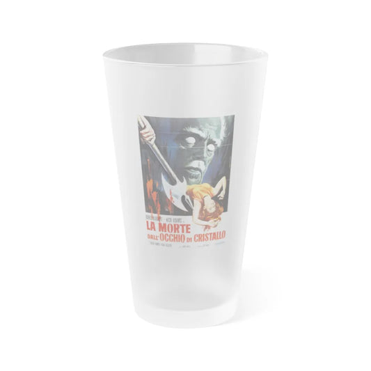 DIE MONSTER DIE (ITALIAN) 1965 Movie Poster - Frosted Pint Glass 16oz-16oz-Frosted-Go Mug Yourself