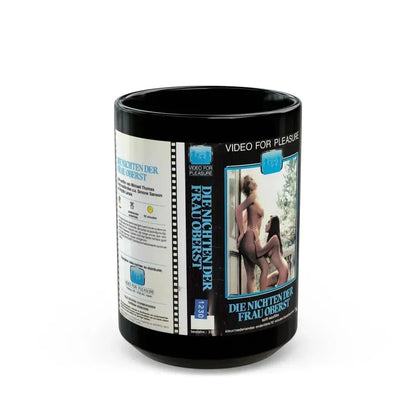 DIE NICHTEN DER FRAU OBERST (VHS COVER) - Black Coffee Mug 15oz - Go Mug Yourself