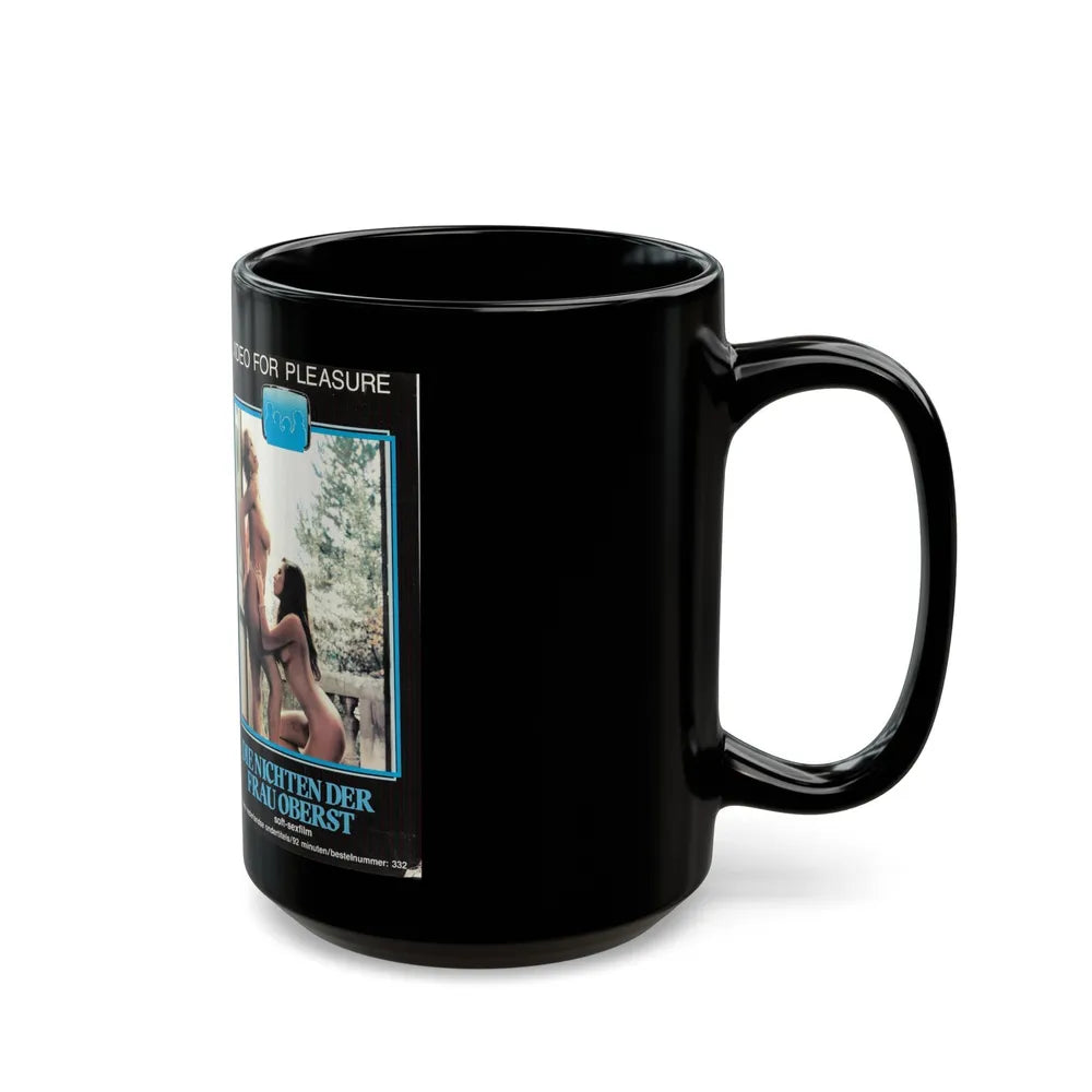 DIE NICHTEN DER FRAU OBERST (VHS COVER) - Black Coffee Mug-Go Mug Yourself