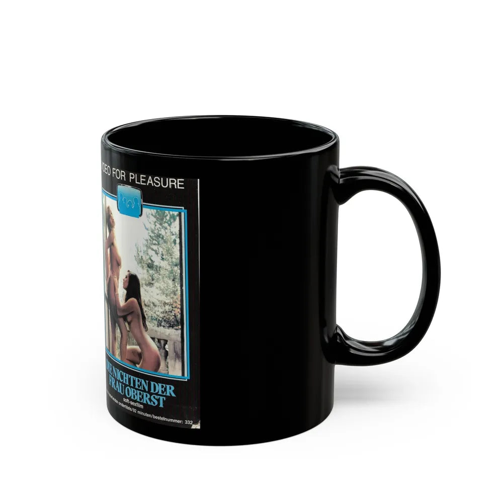 DIE NICHTEN DER FRAU OBERST (VHS COVER) - Black Coffee Mug-Go Mug Yourself