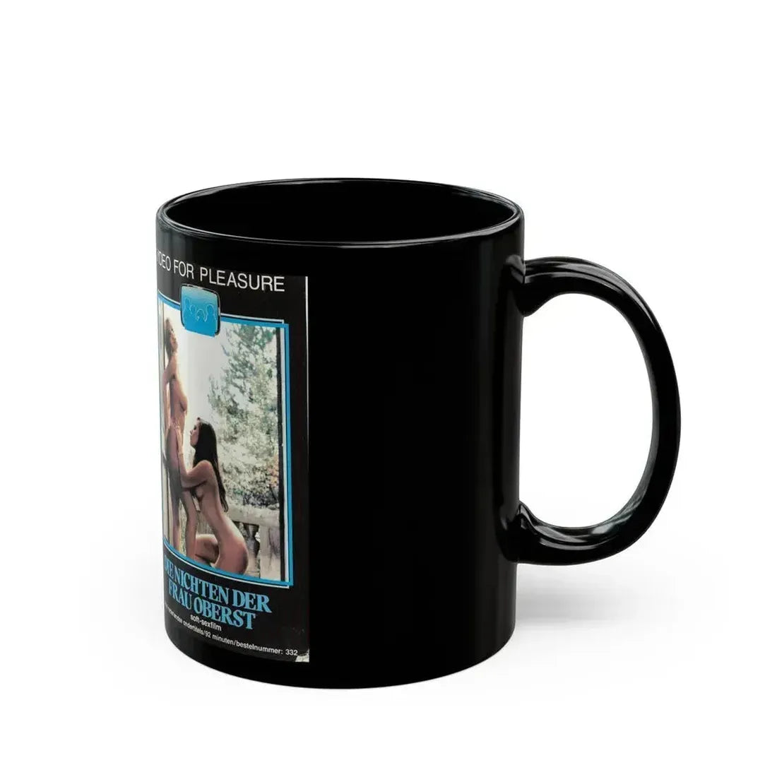 DIE NICHTEN DER FRAU OBERST (VHS COVER) - Black Coffee Mug - Go Mug Yourself