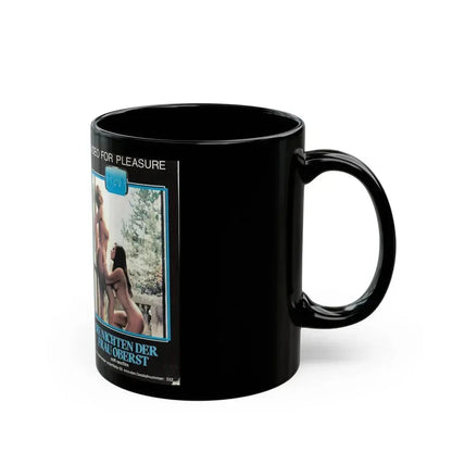 DIE NICHTEN DER FRAU OBERST (VHS COVER) - Black Coffee Mug - Go Mug Yourself