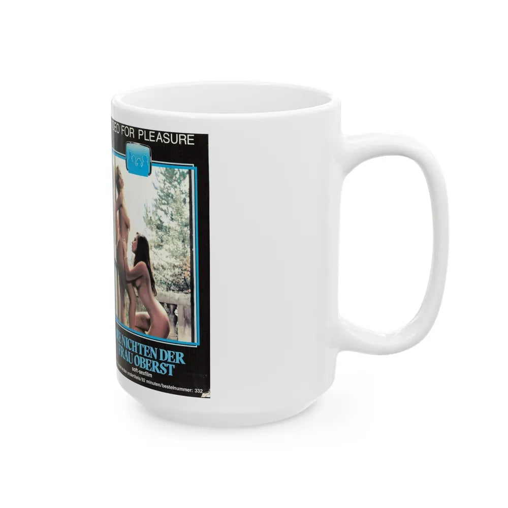 DIE NICHTEN DER FRAU OBERST (VHS COVER) - White Coffee Mug-Go Mug Yourself