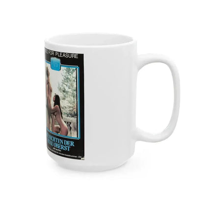 DIE NICHTEN DER FRAU OBERST (VHS COVER) - White Coffee Mug - Go Mug Yourself