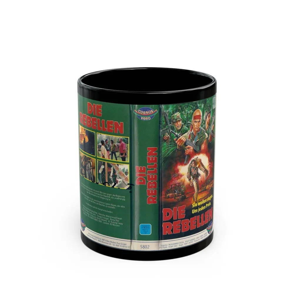 DIE REBELLEN (VHS COVER) - Black Coffee Mug-11oz-Go Mug Yourself