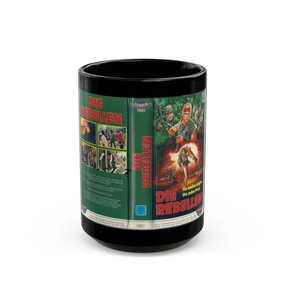 DIE REBELLEN (VHS COVER) - Black Coffee Mug 15oz - Go Mug Yourself