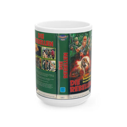 DIE REBELLEN (VHS COVER) - White Coffee Mug-15oz-Go Mug Yourself