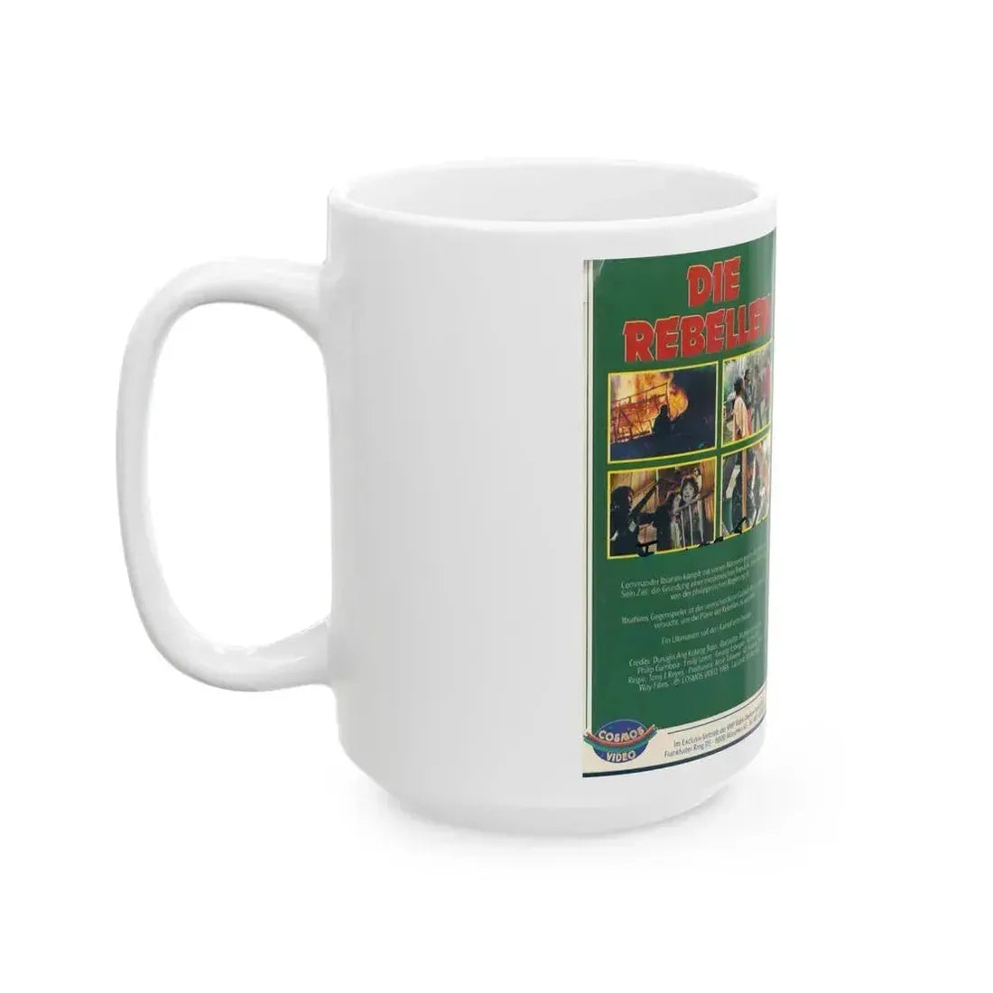 DIE REBELLEN (VHS COVER) - White Coffee Mug - Go Mug Yourself